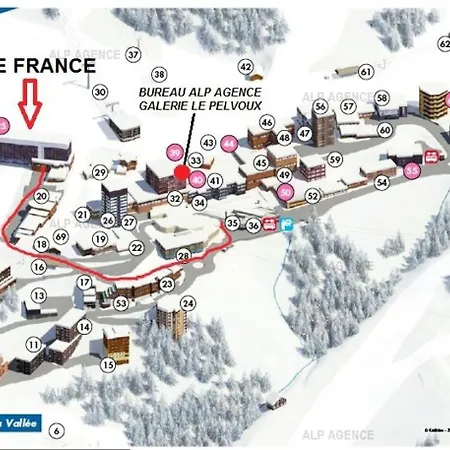 Résidence Le France - Duplex 6 Pers - Le France 135fr - Plagne Centre Mae-7221 Appartement *